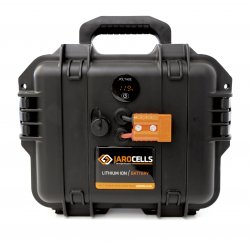 Jarocells Pelican 2050 Portable Storm Case Yellow High Capacity 12V56Ah