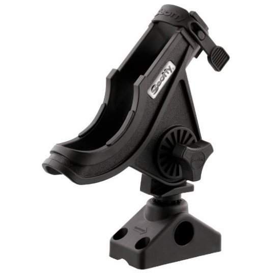 Scotty Baitcaster Spinning Rod Holder with Side Deck Mount