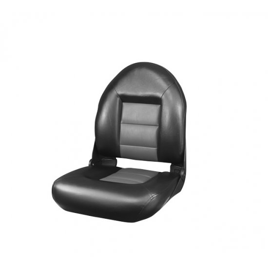 Tempress Navistyle High-Back Boat Seat Charcoal Black